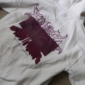 White hoodie anime girl